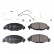 Brake Pad Set, disc brake ADP154249 Blue Print