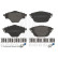 Brake Pad Set, disc brake ADP154252 Blue Print, Thumbnail 3