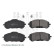 Brake Pad Set, disc brake ADP154253 Blue Print, Thumbnail 4