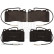 Brake Pad Set, disc brake ADP154255 Blue Print, Thumbnail 2