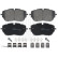 Brake Pad Set, disc brake ADP154257 Blue Print, Thumbnail 3