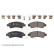 Brake Pad Set, disc brake ADP154258 Blue Print, Thumbnail 3