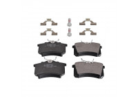 Brake Pad Set, disc brake ADR164201 Blue Print