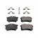 Brake Pad Set, disc brake ADR164201 Blue Print