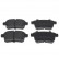 Brake Pad Set, disc brake ADR164204 Blue Print