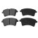 Brake Pad Set, disc brake ADR164205 Blue Print