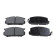 Brake Pad Set, disc brake ADS74203 Blue Print