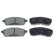Brake Pad Set, disc brake ADS74211 Blue Print
