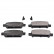 Brake Pad Set, disc brake ADS74219 Blue Print