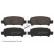 Brake Pad Set, disc brake ADS74219 Blue Print, Thumbnail 2