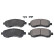 Brake Pad Set, disc brake ADS74220 Blue Print