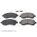 Brake Pad Set, disc brake ADS74220 Blue Print, Thumbnail 2