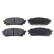 Brake Pad Set, disc brake ADS74231 Blue Print
