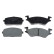 Brake Pad Set, disc brake ADT34202 Blue Print