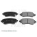 Brake Pad Set, disc brake ADT342104 Blue Print, Thumbnail 2