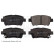 Brake Pad Set, disc brake ADT342105 Blue Print, Thumbnail 2