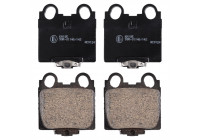 Brake Pad Set, disc brake ADT342108 Blue Print