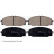 Brake Pad Set, disc brake ADT342109 Blue Print, Thumbnail 2