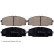 Brake Pad Set, disc brake ADT342109 Blue Print, Thumbnail 2