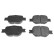 Brake Pad Set, disc brake ADT342112 Blue Print
