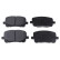 Brake Pad Set, disc brake ADT342116 Blue Print