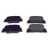 Brake Pad Set, disc brake ADT342121 Blue Print