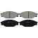Brake Pad Set, disc brake ADT342123 Blue Print