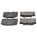 Brake Pad Set, disc brake ADT342124 Blue Print