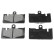 Brake Pad Set, disc brake ADT342125 Blue Print
