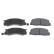 Brake Pad Set, disc brake ADT342127 Blue Print