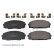 Brake Pad Set, disc brake ADT342128 Blue Print, Thumbnail 3