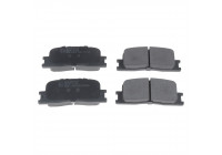 Brake Pad Set, disc brake ADT342129 Blue Print