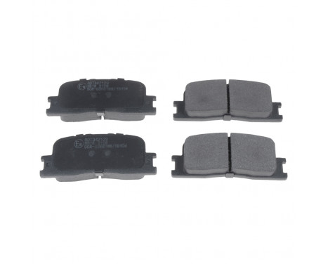 Brake Pad Set, disc brake ADT342129 Blue Print