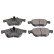 Brake Pad Set, disc brake ADT342132 Blue Print