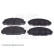 Brake Pad Set, disc brake ADT342134 Blue Print, Thumbnail 2