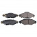 Brake Pad Set, disc brake ADT342139 Blue Print