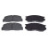 Brake Pad Set, disc brake ADT34214 Blue Print