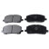 Brake Pad Set, disc brake ADT342143 Blue Print