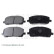 Brake Pad Set, disc brake ADT342143 Blue Print, Thumbnail 2