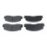 Brake Pad Set, disc brake ADT342144 Blue Print