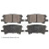 Brake Pad Set, disc brake ADT342154 Blue Print, Thumbnail 2