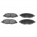 Brake Pad Set, disc brake ADT342159 Blue Print