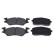 Brake Pad Set, disc brake ADT34216 Blue Print