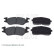 Brake Pad Set, disc brake ADT34216 Blue Print, Thumbnail 2