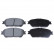 Brake Pad Set, disc brake ADT342164 Blue Print