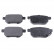 Brake Pad Set, disc brake ADT342167 Blue Print
