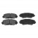 Brake Pad Set, disc brake ADT342171 Blue Print