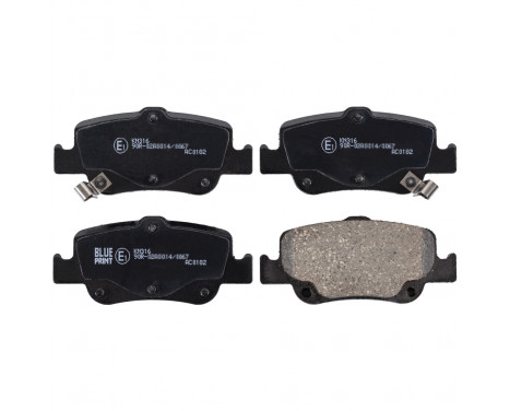 Brake Pad Set, disc brake ADT342173 Blue Print