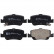 Brake Pad Set, disc brake ADT342173 Blue Print