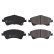 Brake Pad Set, disc brake ADT342174 Blue Print